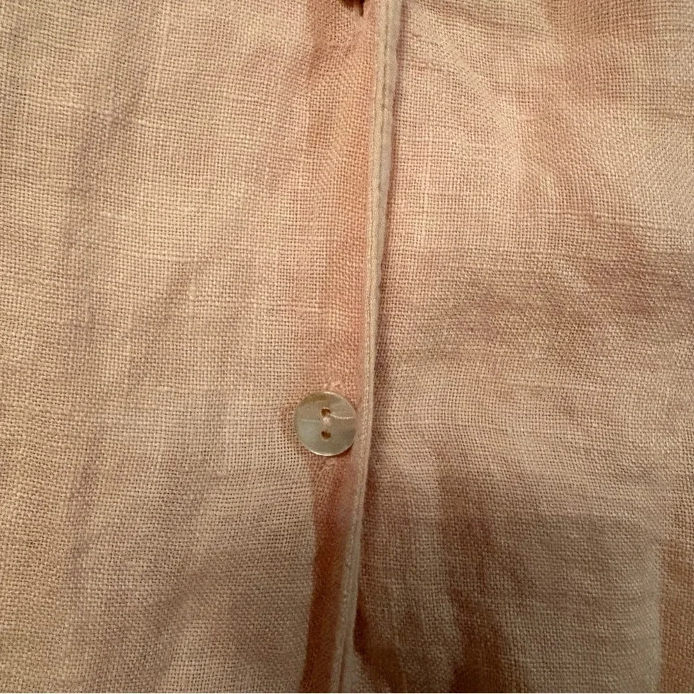 Jillian Harris x Priv Hamptons dress linen pink baby doll dress - Picture 11 of 13